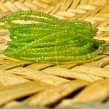 Load image into Gallery viewer, hand made african waist beads lime green
